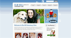 Desktop Screenshot of elmhillvet.com